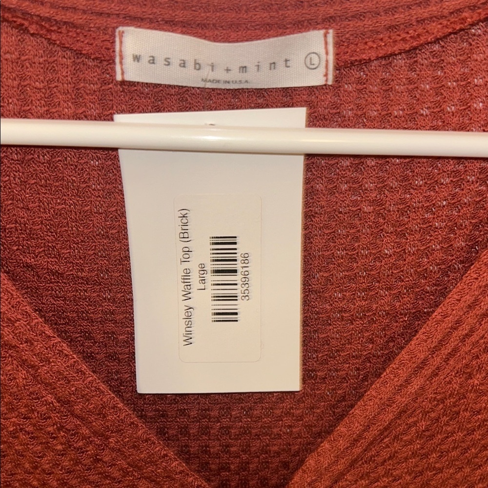 NWT Winsley Waffle Top- Large - Picture 2 of 5